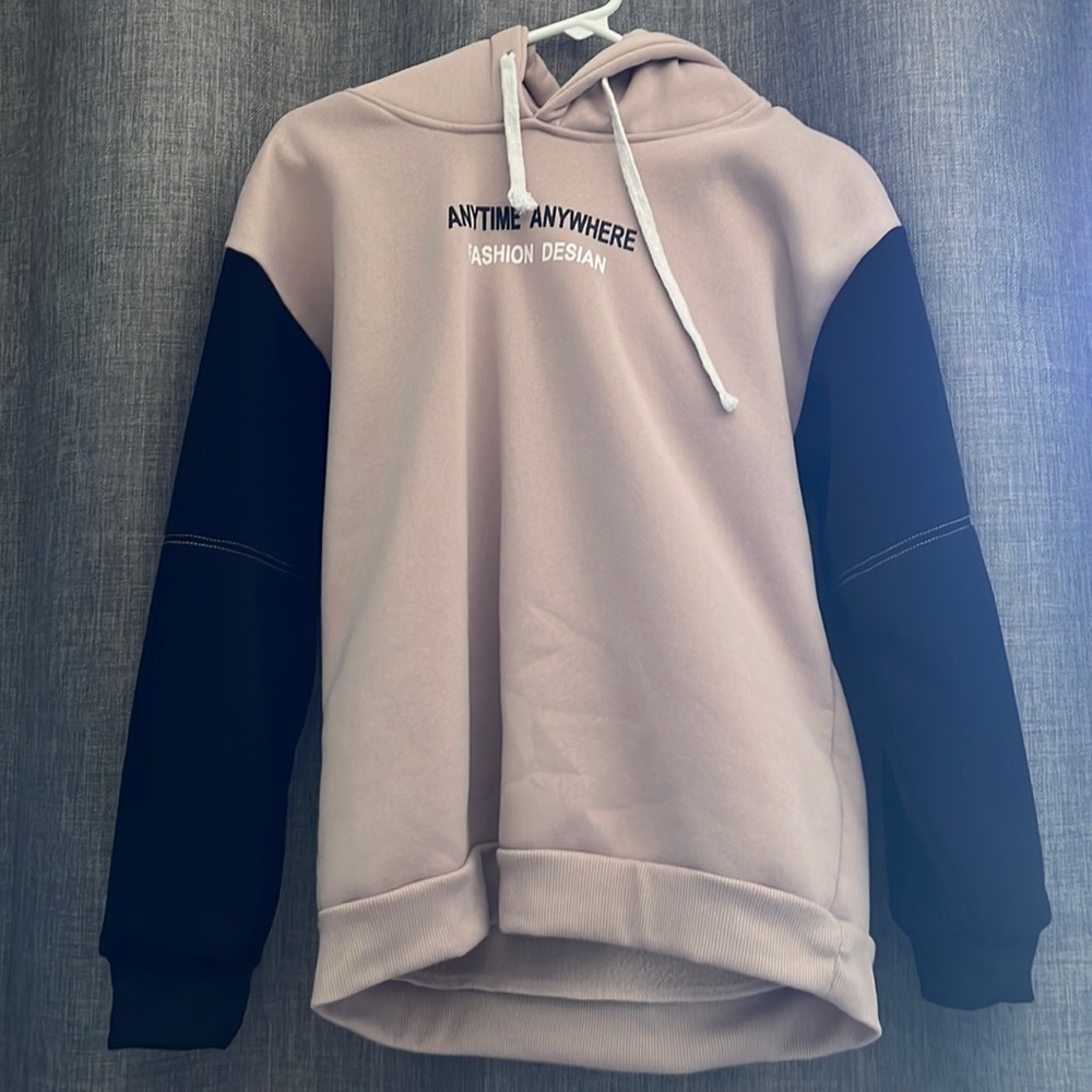 Color block hoodie